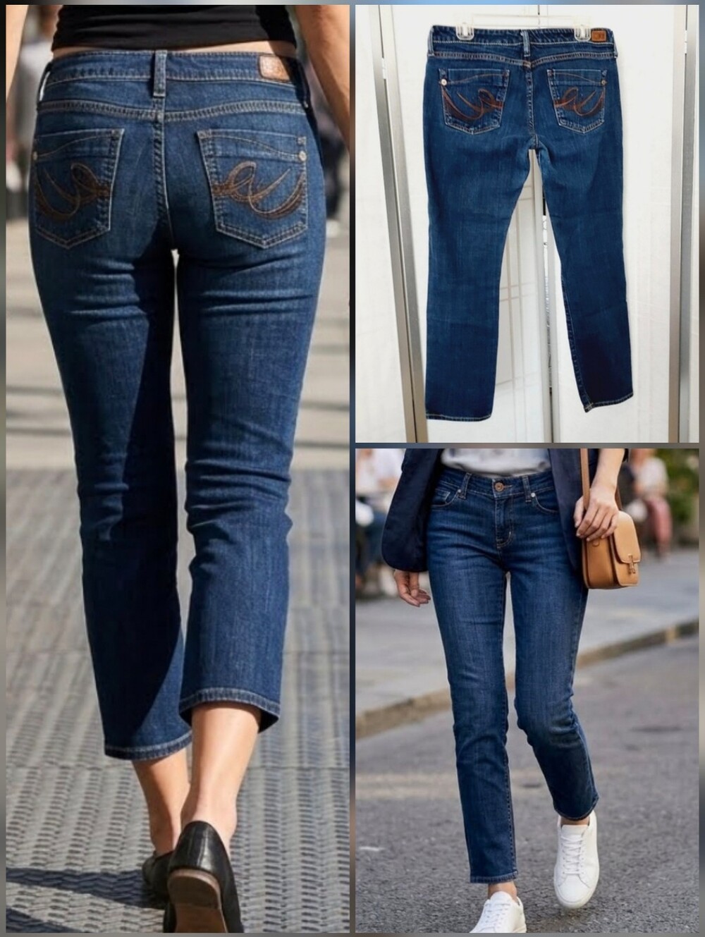 💙X2 Skinny W01 Ultra Low Rise Skinny leg jeans Y2K🤍Size 8 short